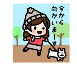 Sticker of a fine girl sticker #8307658