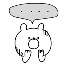 **Sticker of a cute bear** sticker #8307773