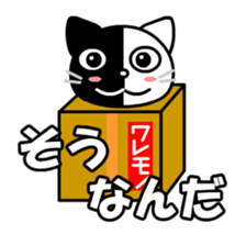 Moco the cat in box sticker #8308627