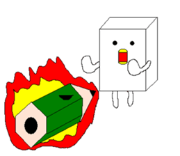 I live eraser sticker #8309264