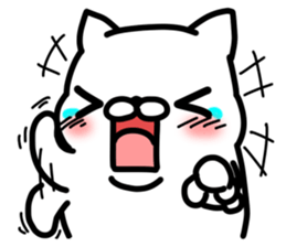 White Man Tou!Ma Su Cat! v1.0 sticker #8309700