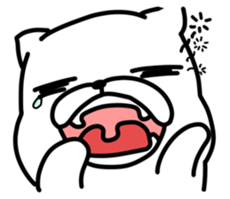 White Man Tou!Ma Su Cat! v1.0 sticker #8309706