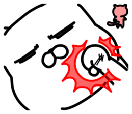 White Man Tou!Ma Su Cat! v1.0 sticker #8309712