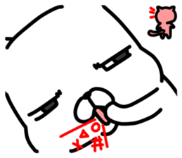 White Man Tou!Ma Su Cat! v1.0 sticker #8309713