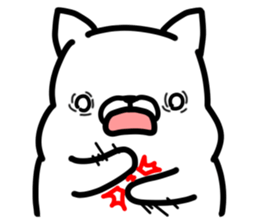 White Man Tou!Ma Su Cat! v1.0 sticker #8309716