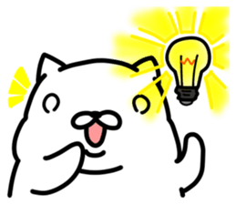 White Man Tou!Ma Su Cat! v1.0 sticker #8309717