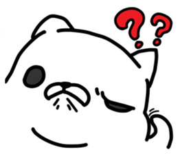 White Man Tou!Ma Su Cat! v1.0 sticker #8309718