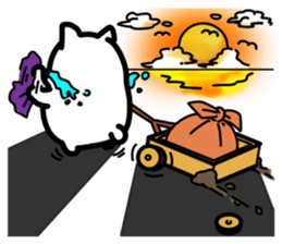 White Man Tou!Ma Su Cat! v1.0 sticker #8309719