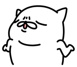 White Man Tou!Ma Su Cat! v1.0 sticker #8309722