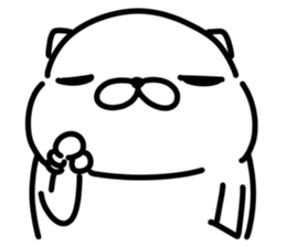 White Man Tou!Ma Su Cat! v1.0 sticker #8309723