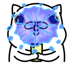 White Man Tou!Ma Su Cat! v1.0 sticker #8309725