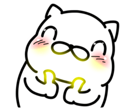 White Man Tou!Ma Su Cat! v1.0 sticker #8309730