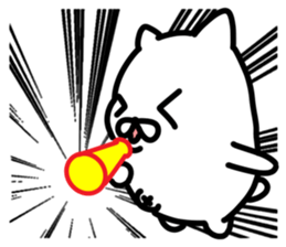 White Man Tou!Ma Su Cat! v1.0 sticker #8309734