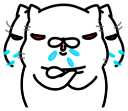 White Man Tou!Ma Su Cat! v1.0 sticker #8309738