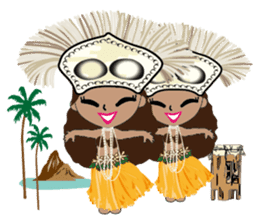 Tahitian Girls sticker #8309916
