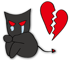 Chubby and naughty devil sticker #8310343