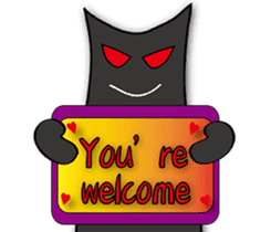 Chubby and naughty devil sticker #8310355