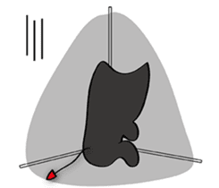 Chubby and naughty devil sticker #8310356