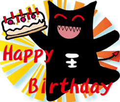 Chubby and naughty devil sticker #8310360