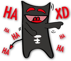 Chubby and naughty devil sticker #8310368