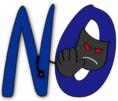 Chubby and naughty devil sticker #8310372