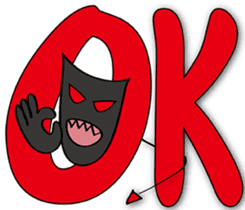 Chubby and naughty devil sticker #8310373