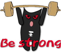 Chubby and naughty devil sticker #8310376