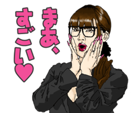 Hige Girl vol2 sticker #8310879