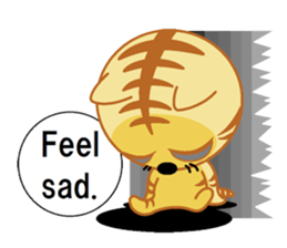 tiger cat  name is torajrou english sticker #8311186