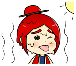 Bebe the kite girl sticker #8311509