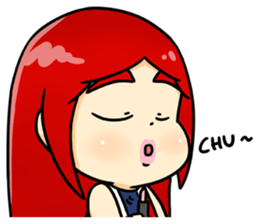 Bebe the kite girl sticker #8311523