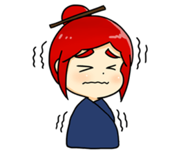 Bebe the kite girl sticker #8311525