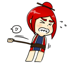 Bebe the kite girl sticker #8311526