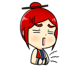 Bebe the kite girl sticker #8311527