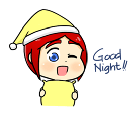 Bebe the kite girl sticker #8311530