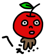 Surreal Apple and Friends sticker #8311621