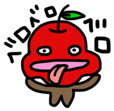 Surreal Apple and Friends sticker #8311625