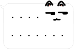 White Bubble Cat TW.version sticker #8311723