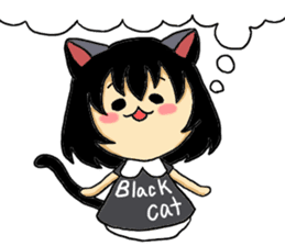 I, become cat from today sticker #8311780