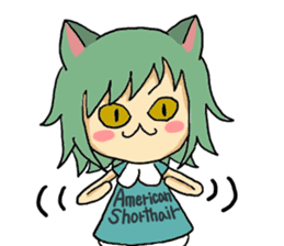 I, become cat from today sticker #8311781