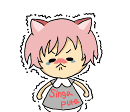 I, become cat from today sticker #8311784