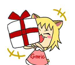 I, become cat from today sticker #8311786