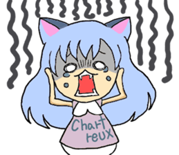 I, become cat from today sticker #8311794