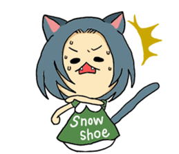 I, become cat from today sticker #8311796