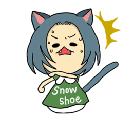 I, become cat from today sticker #8311796