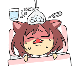 I, become cat from today sticker #8311803