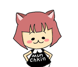 I, become cat from today sticker #8311805