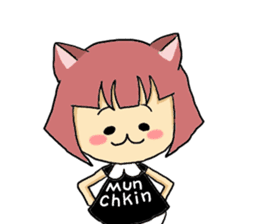 I, become cat from today sticker #8311805