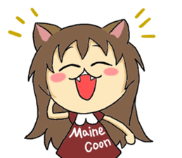 I, become cat from today sticker #8311807