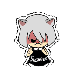 I, become cat from today sticker #8311810